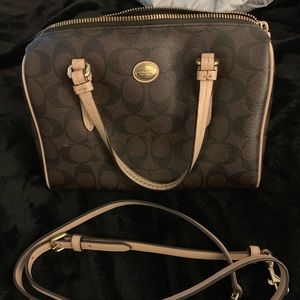 Brown Coach Mini Bag